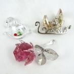  Swarovski украшение 3 позиций комплект crystal фигурка деревянная лошадь rose и т.п. интерьер смешанные товары бренд совместно SWAROVSKI