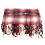 ラルフローレン マフラー チェック柄 ウール ブランド 小物 レディース レッド RALPH LAUREN