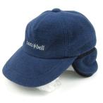  Mont Bell колпак шляпа флис уличный бренд Kids для мальчика 51-54cm размер темно-синий mont-bell
