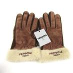  Renoma перчатки не использовался натуральная кожа бренд сделано в Японии женский 21cm размер Brown renoma