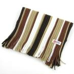 チャップスラルフローレン マフラー ストール ストライプ柄 ブランド メンズ ブラウン CHAPS RALPH LAUREN