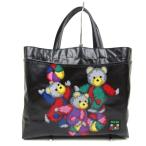 フェイラー オールドテディ トートバッグ 鞄 カバン ヴィンテージ レディース ブラック FEILER