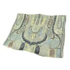 エトロ ストール スカーフ シルク100% ペイズリー柄 ブランド イタリア製 レディース ネイビー ETRO