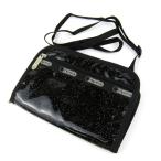 レスポートサック ショルダーウォレット お財布ショルダー ラメ 財布 鞄 ブランド レディース ブラック LeSportsac