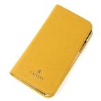 ランバン スマホケース カバー 手帳型 カード収納可 スマートフォン アクセサリー ブランド レディース イエロー LANVIN