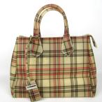  Gianni Carry ni сумка "Boston bag" PVC в клетку Logo plate большая сумка сумка женский бежевый GIANNI CHIARINI