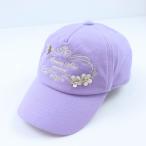  Anna Sui Mini колпак UV cut прохладный in F Logo вышивка шляпа не использовался бренд Kids для девочки 54-56cm размер pa- тянуть ANNA SUI