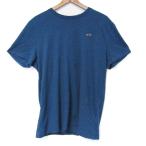 ホリスター 半袖Tシャツ クルーネック ロゴ 大きいサイズ トップス メンズ XLサイズ ブルー系 Hollister
