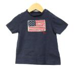  Ralph Lauren короткий рукав футболка tops звезда статья флаг хлопок baby для мальчика 12M размер темно-синий RALPH LAUREN