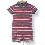  Ralph Lauren комбинезон комбинезон все в одном короткий рукав детский комбинезон Polo baby для мальчика 12M размер красный × темно-синий RALPH LAUREN