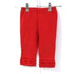  Familia брюки низ стрейч кромка оборка baby для девочки 90 размер красный Familiar