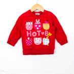  Miki House тренировочный футболка tops hot винт ketsu baby для девочки 80 размер красный MIKIHOUSE