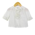  Ralph Lauren блуза рубашка tops оборка гонки baby для девочки 6M 70/44 размер белый RALPH LAUREN