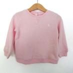  Ralph Lauren тренировочный футболка tops длинный рукав po колено Logo baby для девочки 18M 85/52 размер розовый RALPH LAUREN
