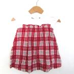  Familia One-piece tops короткий рукав в клетку baby для девочки 70 размер белый × красный Familiar