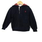  Polo bai Ralph Lauren Parker tops тренировочный обратная сторона ворсистый baby для мальчика 24M размер темно-синий × красный Polo by Ralph Lauren