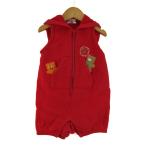  Miki House комбинезон комбинезон хлопок 100% бренд сделано в Японии красный baby для девочки 3 месяц 20 день размер красный MIKIHOUSE