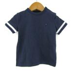  Tommy Hilfiger короткий рукав футболка tops органический хлопок не использовался товар baby для мальчика 74 размер темно-синий × белый TOMMY HILFIGER