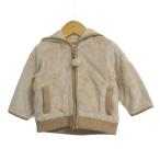  Miki House Parker tops флис Zip выше .. уголок baby для мальчика 80 размер бежевый MIKIHOUSE