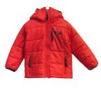 デニムダンガリー ブルゾン ジャケット 中綿 キルティング アウター キッズ 男の子用 100サイズ オレンジ Denim Dungaree