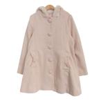 メゾピアノ フード付コート ウール