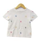  Ralph Lauren короткий рукав футболка хлопок 100% бренд tops белый baby для мальчика 24M размер белый RALPH LAUREN