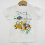  Familia короткий рукав футболка tops fami Chan хлопок сделано в Японии не использовался товар baby для мальчика 80 размер белый Familiar