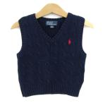  Polo bai Ralph Lauren лучший жакет внешний V шея кабель вязаный baby для мальчика 12M размер темно-синий Polo by Ralph Lauren