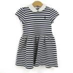  Ralph Lauren One-piece tops короткий рукав окантовка рисунок baby для девочки 18M размер темно-синий × белый RALPH LAUREN