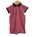  Ralph Lauren комбинезон комбинезон все в одном короткий рукав детский комбинезон Polo сделано в Японии baby для мальчика 70 размер красный × темно-синий × бледно-голубой RALPH LAUREN