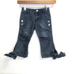 シスタージェニィ デニムパンツ ボトムス ストレッチ ジーンズ リボン キッズ 女の子用 100サイズ ブルー SISTER JENNI