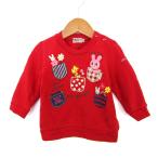  Miki House hot винт ketsu тренировочный футболка ... tops baby для девочки 80 размер красный MIKIHOUSE