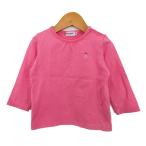  Miki House футболка с длинным рукавом tops хлопок сделано в Японии baby для девочки 90 размер розовый MIKIHOUSE