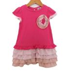  Jill Stuart One-piece tops короткий рукав оборка baby для девочки 90 размер розовый × бежевый JILLSTUART