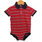  Ralph Lauren комбинезон комбинезон все в одном детский комбинезон короткий рукав Polo baby для мальчика S(3-6m) размер красный × темно-синий × белый RALPH LAUREN