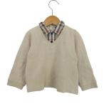  Burberry London поддельный Layered свитер noba проверка tops baby для мальчика 90 размер бежевый BURBERRY LONDON