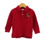  Ralph Lauren рубашка-поло длинный рукав Polo bare top s baby для мальчика 18M размер красный RALPH LAUREN