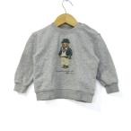  Ralph Lauren тренировочный футболка обратная сторона ворсистый бренд tops baby для мальчика 12M размер серый RALPH LAUREN