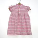  Ralph Lauren Polo One-piece короткий рукав окантовка tops baby для девочки 80 размер розовый × белый RALPH LAUREN