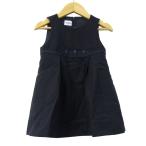  Familia One-piece tops безрукавка сделано в Японии baby для девочки 90 размер темно-синий Familiar