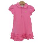  Ralph Lauren Polo One-piece tops короткий рукав оборка baby для девочки 24M размер розовый RALPH LAUREN