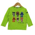  Miki House футболка с длинным рукавом tops long T животное рисунок Dub рубин baby для мальчика 90 размер зеленый MIKIHOUSE