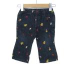  Miki House Denim брюки низ Denim брюки вышивка baby для мальчика 80 размер темно-синий MIKIHOUSE