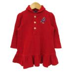  Ralph Lauren One-piece tops длинный рукав Polo Bear - baby для девочки 12M размер красный RALPH LAUREN