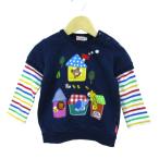  Miki House тренировочный футболка tops животное рисунок сделано в Японии baby для мальчика 90 размер многоцветный MIKIHOUSE