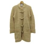  Laura Ashley полупальто "даффл коут" вязаный пальто внешний кабель плетеный шерсть женский L размер бежевый Laura Ashley
