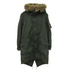 アメリカンラグシー モッズコート アウター ミリタリーコート 裏ボア メンズ 2サイズ グリーン AMERICAN RAG CIE