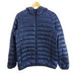  Uniqlo f- dead Ultra свет пуховик 311-127879 мужской M размер темно-синий UNIQLO