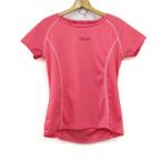 キットソン 半袖Tシャツ トップス ロゴT スポーツウエア レディース Lサイズ ピンク kitson