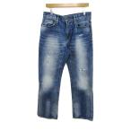 アメリカンイーグル デニムパンツ ジーンズ ストレート ボトムス メンズ 31/30サイズ ブルー系 American Eagle